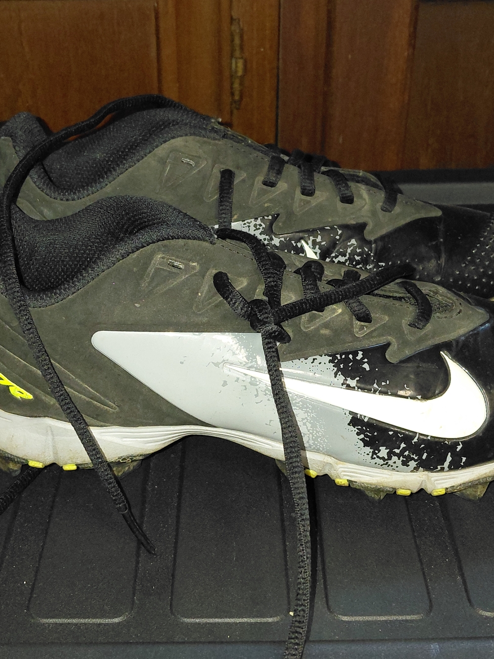 Nike Vapor Keystone 2 Athletic Shoes US 4.5y Black & Green